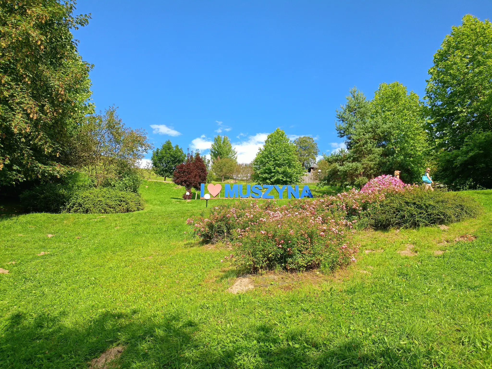 Muszyna uzdrowisko park zdrojowy widok